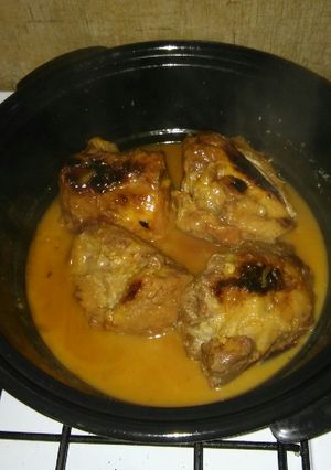 Una foto de Bondiola de cerdo a la mostaza y miel 🐖