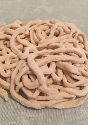 手工有機麵條 的食譜成品照片