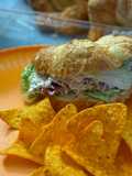 Chicken salad croissant