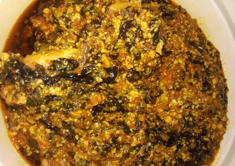Recipe of Super Quick Homemade Egusi n bitter leaf soup | The Best Food|Easy Recipes for Busy Familie