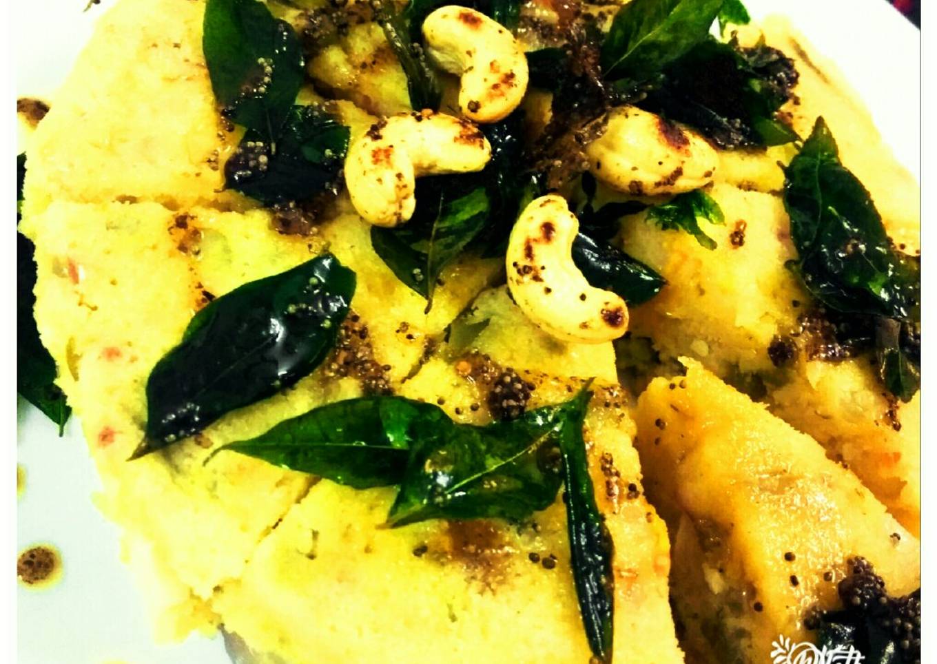 Mix Flour with Vegetables Dhokla