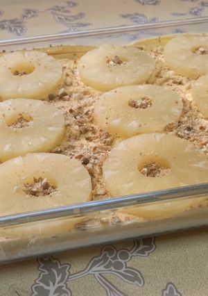 صورة لوصفة تراب الملوك بالأناناس 👌😋