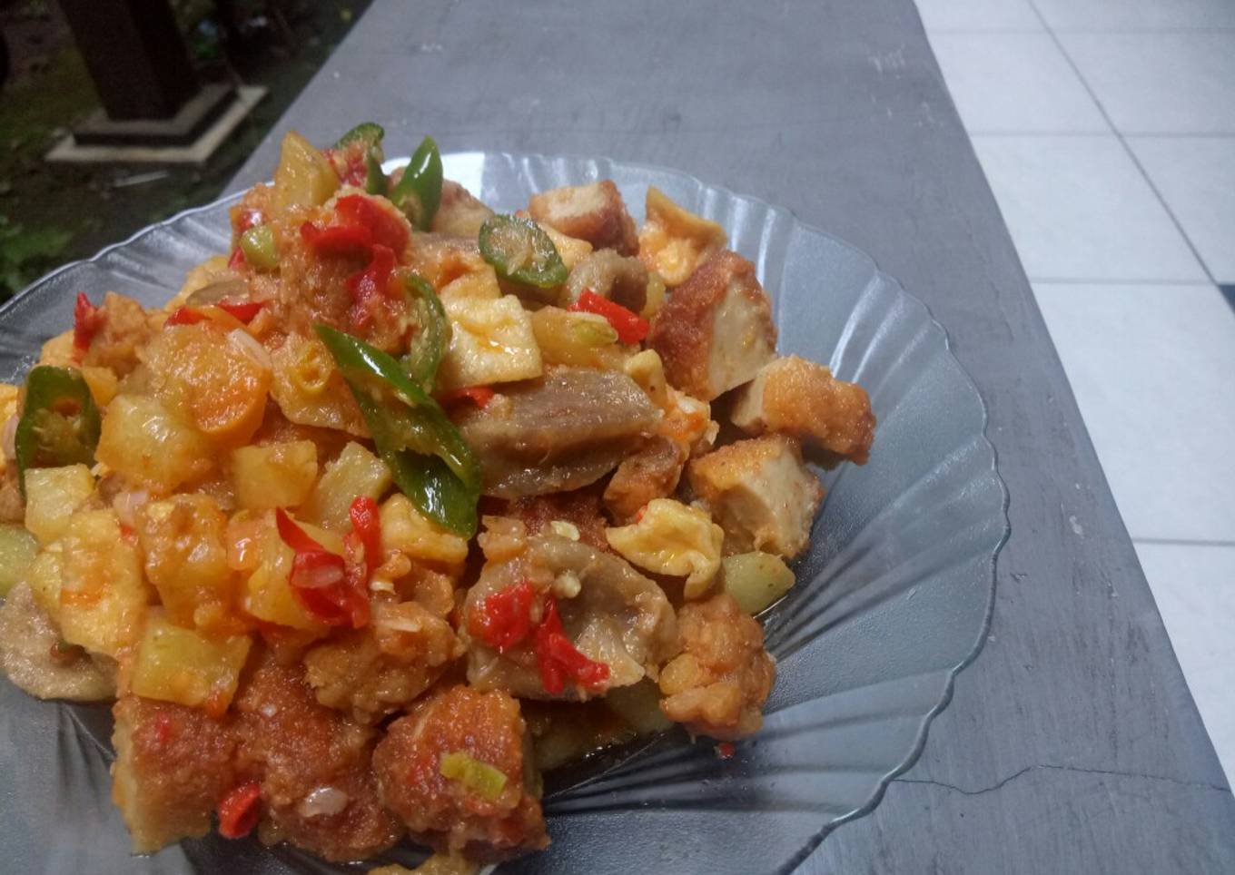 Kentang balado ala ala