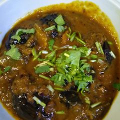 Brinjal curry A picture of Brinjal curry.