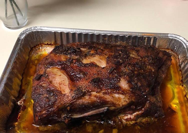 Simple Way to Prepare Perfect Pernil (puerto rican style pork shoulder)