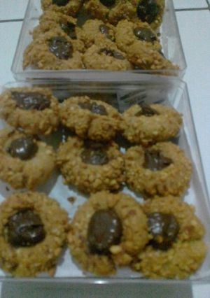 Foto resep Kue kering coklat kacang