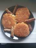 Breaded Bubble and Squeak cakes