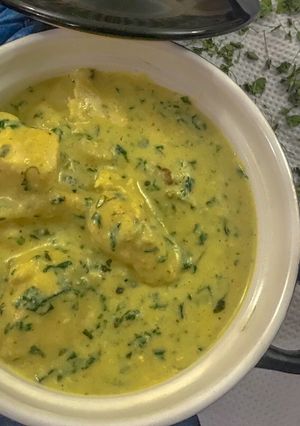 A picture of Methi Malai Chicken.