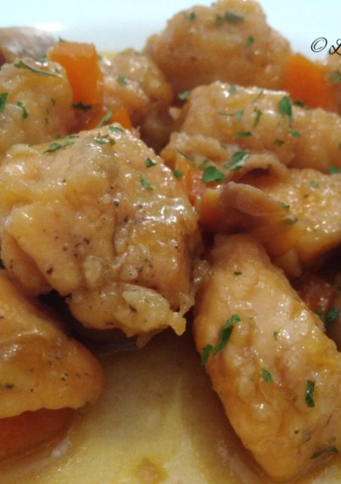 Una foto de Pollo a la miel