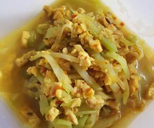 Resep mudah Tumis Kuning Waluh Tempe Enak Sederhana