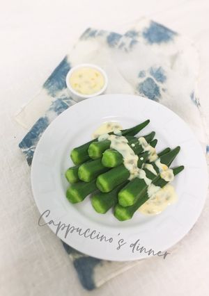 百香優格秋葵 的食譜成品照片