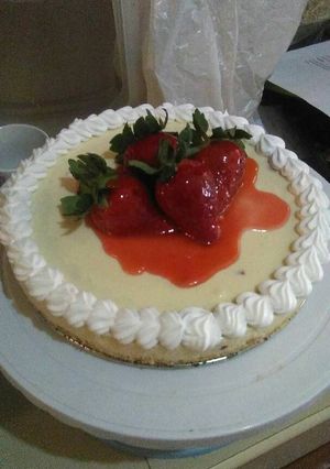 Una foto de Cheesecake fresas - Pierre Jesus Valdivia ®