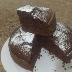 A picture of Chocolate coconut cake.