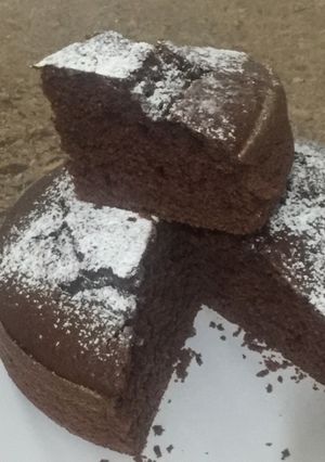 A picture of Chocolate coconut cake.