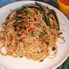 A picture of Spicy Tangy Linguine Pasta.