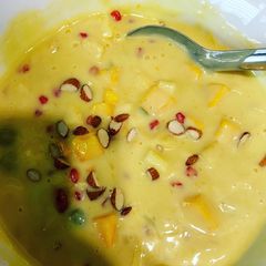A picture of Fruit custard.