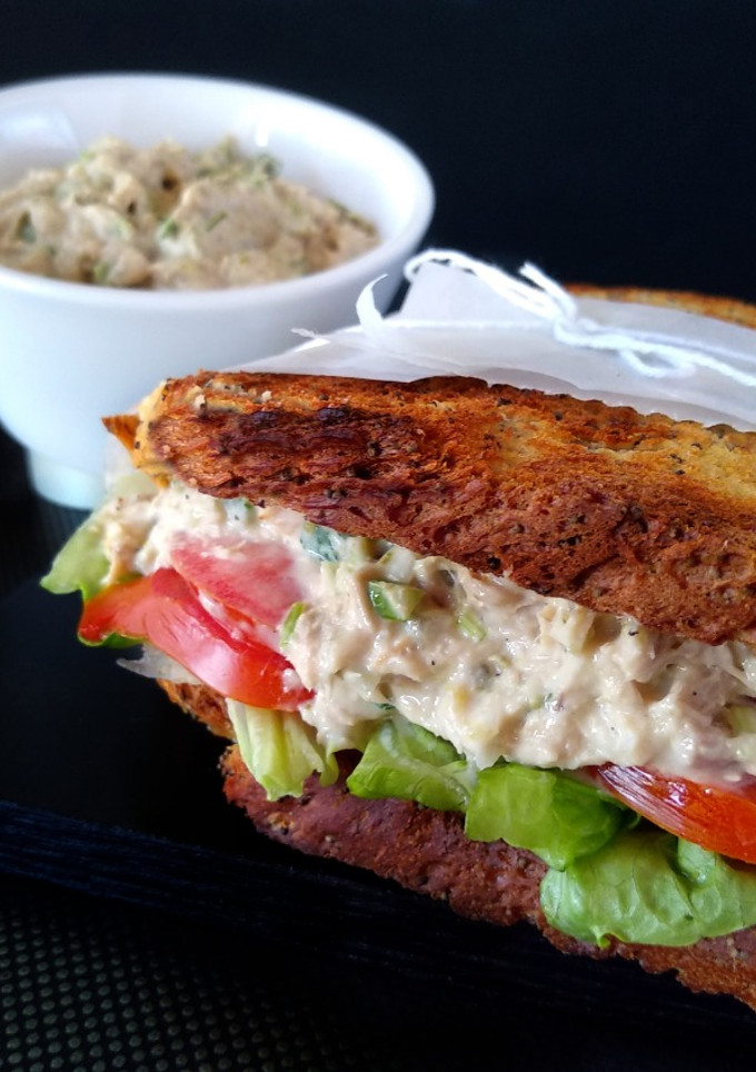 Una foto de Sándwich de atún y mayonesa