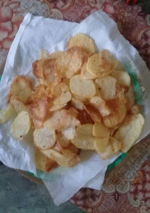 صورة لوصفة بطاطا شبس