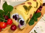 A picture of strawberry dessert with sweetened condensed milk