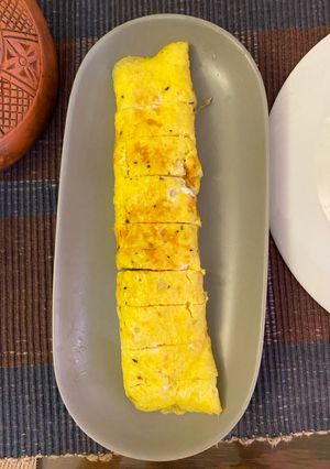 A picture of Easy Korean Rolled Egg with Cheese.