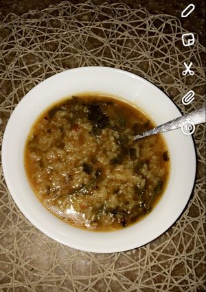 صورة لوصفة اطلق شوربه ورق عنب