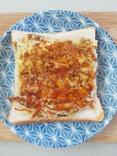 高麗菜烘蛋 的食譜成品照片