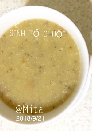 Hình của món Sinh tố chuối.
