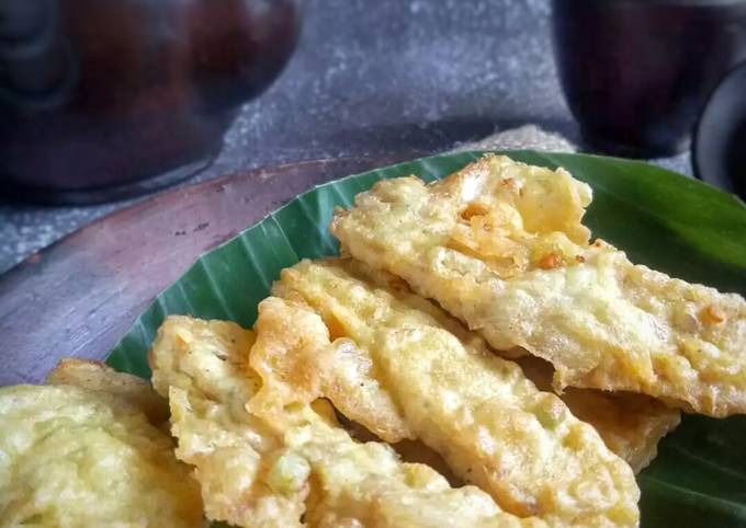 Tempe goreng telur