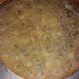 Tarta invertida de bananas