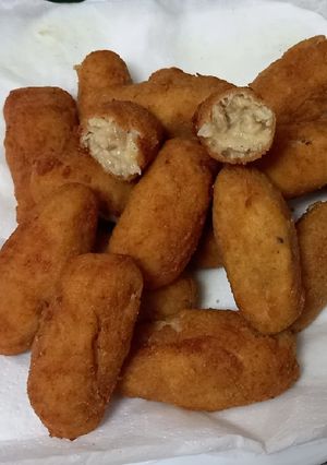 Una foto de Croquetas de guiso de pollo Sin Gluten