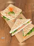 Sandwich suédois au saumon fumé /fromage frais