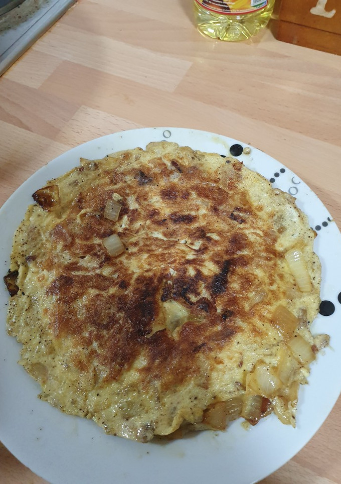 Una foto de Tortilla de cebolla