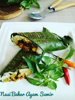Foto resep Nasi Bakar Ayam Suwir