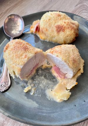 Une photo de Cordon bleu à l’air fryer