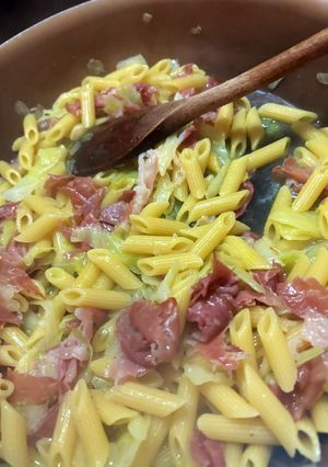 Foto di Penne con verza