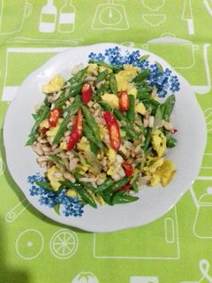 Foto resep Resep Simple Weekend,Tumis Buncis Kornet/Ayam 💖💖💖