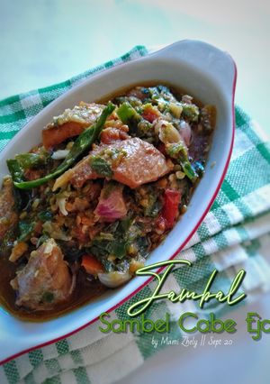 Foto resep Jambal Sambel Cabe Ejo