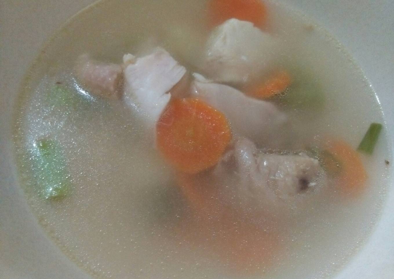 Sayur Sop Ayam tanpa Micin