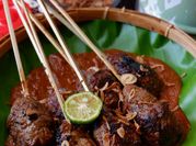 Gambar sate daging sapi cincang