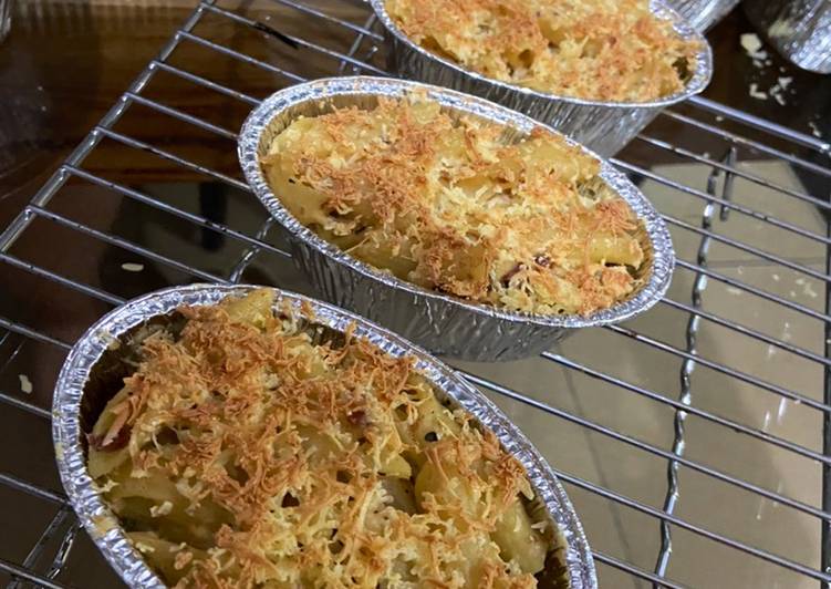 Masakan Unik Macaroni schotel panggang anak kos keren kayak di itali Ala Warung