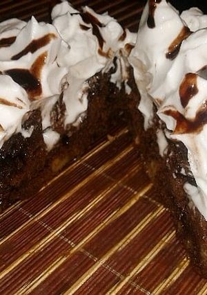Una foto de Mug cake de chocolate y nueces