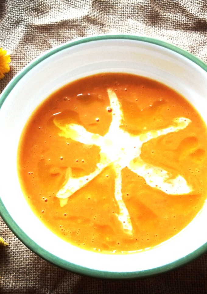 Una foto de Crema de calabaza