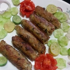 Chicken reshmi kabab A picture of Chicken reshmi kabab.
