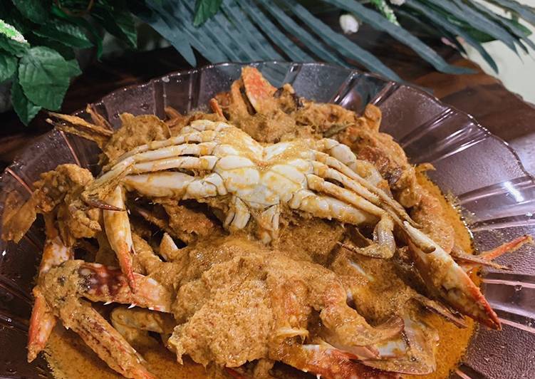 Cara Mudah Buat Ketam Masak Rendang yang Sedap