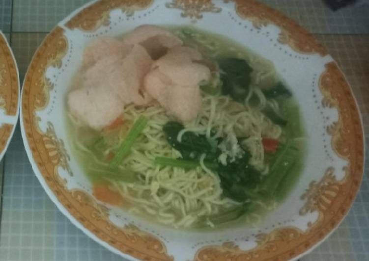 Resep Mie tek-tek rebus Anti Gagal