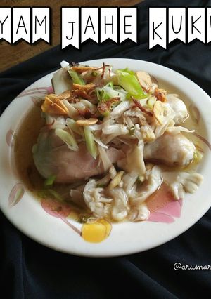 Foto resep Ayam Tiram Jahe kukus