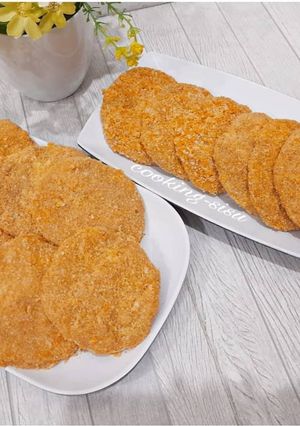 Foto resep Daging burger ayam crispy