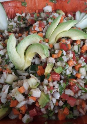 Una foto de Ceviche de pescado