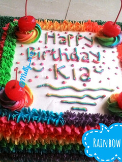 Foto resep Rainbow Cake Kukus #pekaninspirasi