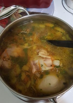 Una foto de Sopa Casera de Pollo Delicious
